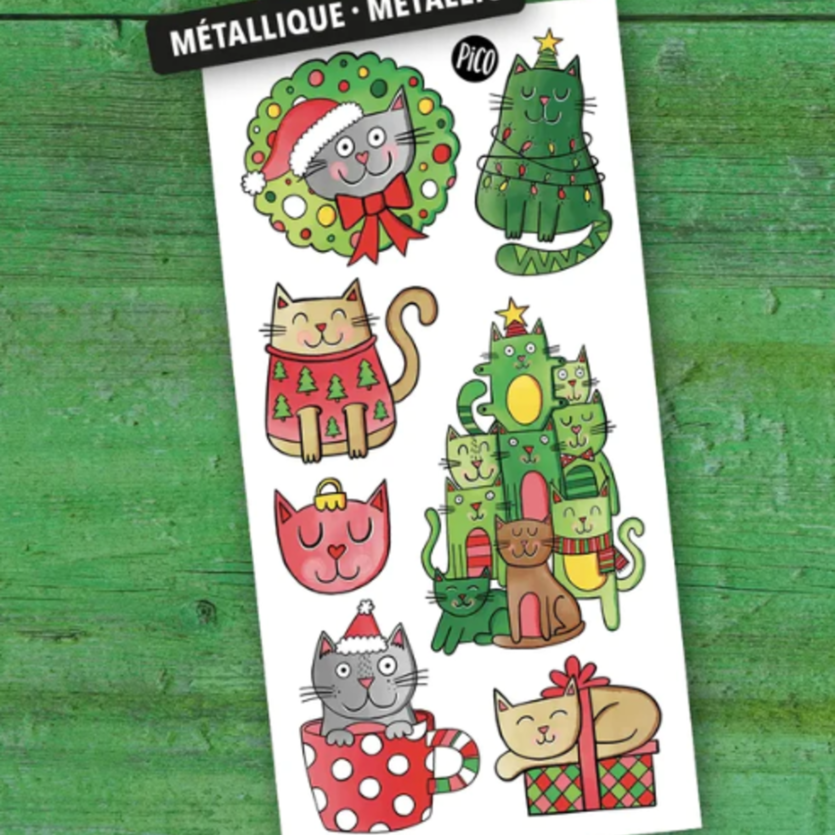 Pico Tatoo inc. Tatouages - Chatpin de Noël