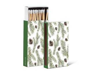 Boîte de 45 allumettes - Cocottes et branches de pin
