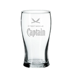 La Maison du Bar Verre gravé 20 oz - C'est moi le Captain - Bière