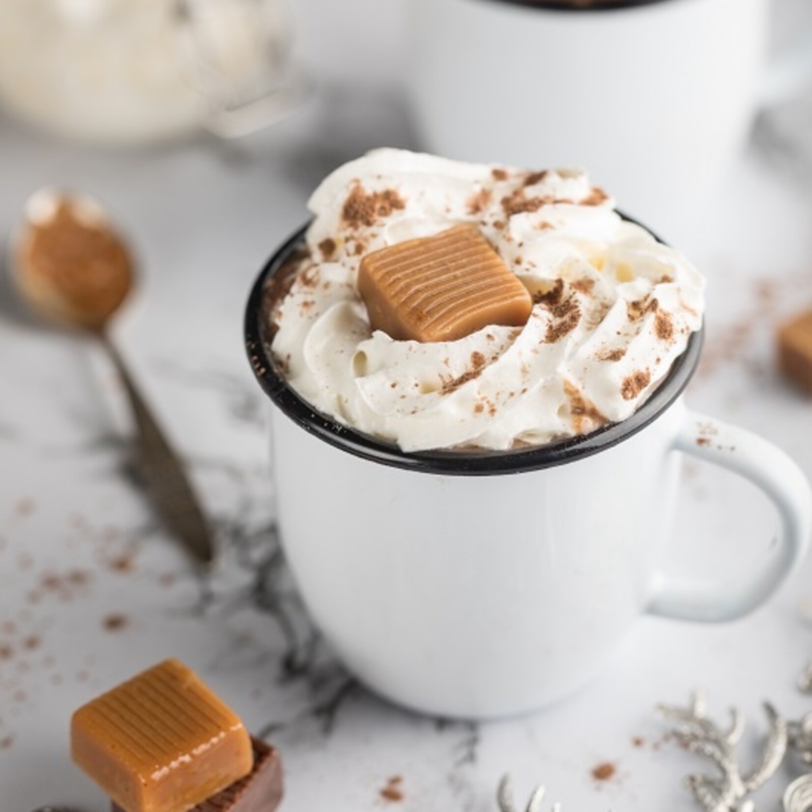 Gourmet du Village Mini chocolat chaud - Chocolat blanc caramel salé
