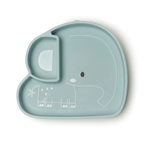 Loulou lollipop Assiette en silicone - Éléphant