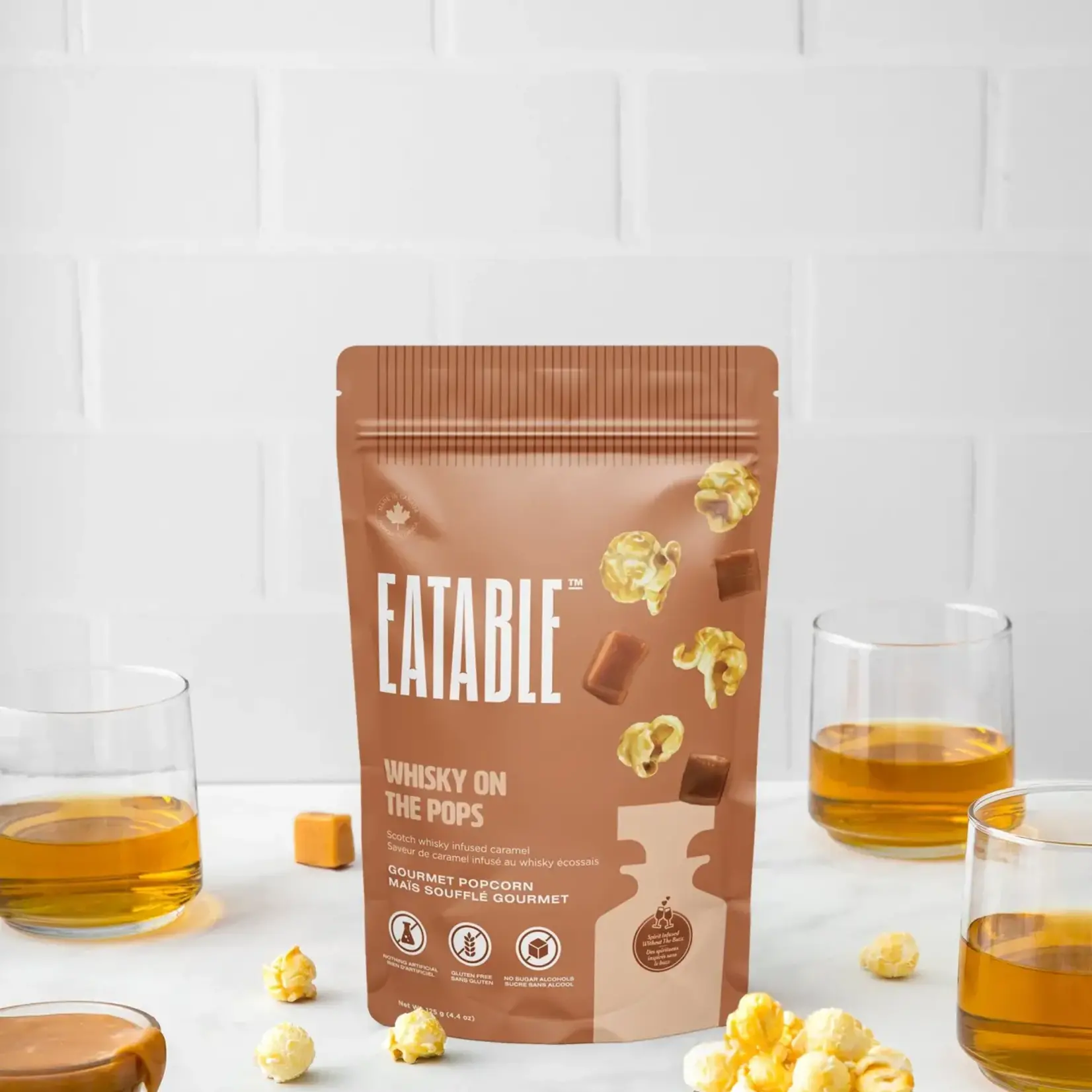 Eatable Popcorn - Whisky on the pops