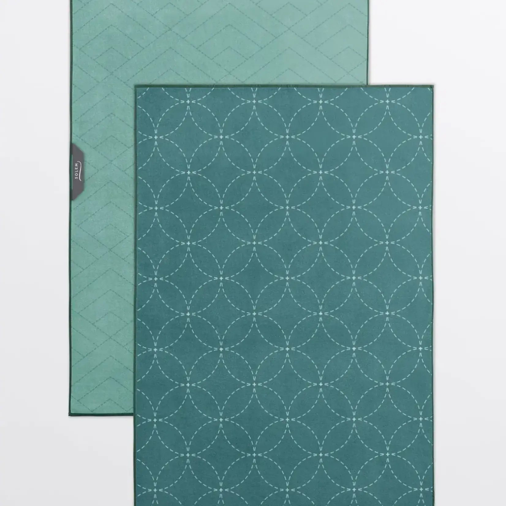 Solem Linges à vaisselle  - Les essentiels vert (Lot de 2)