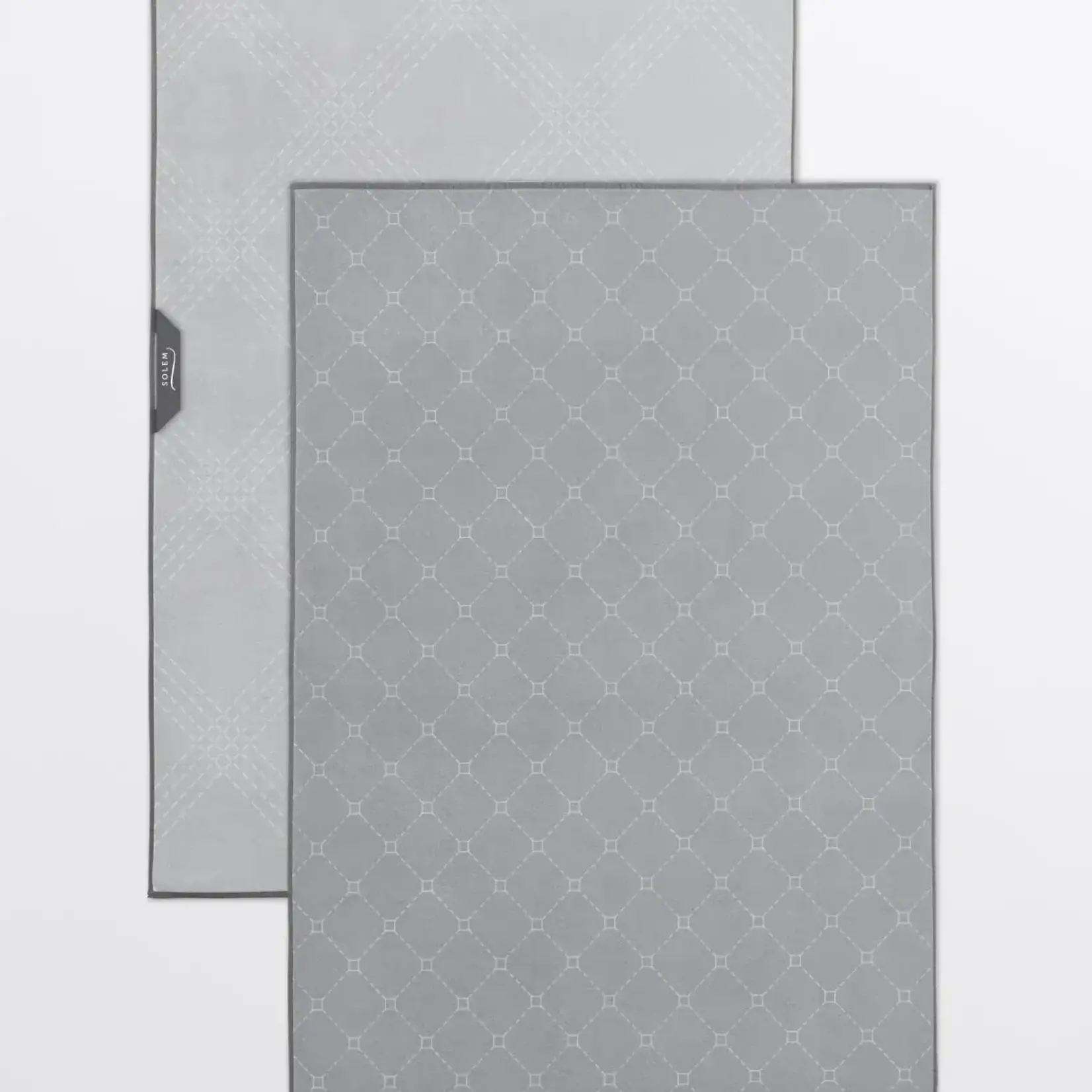 Solem Linges à vaisselle - Les essentiels - Gris  (Lot de 2)