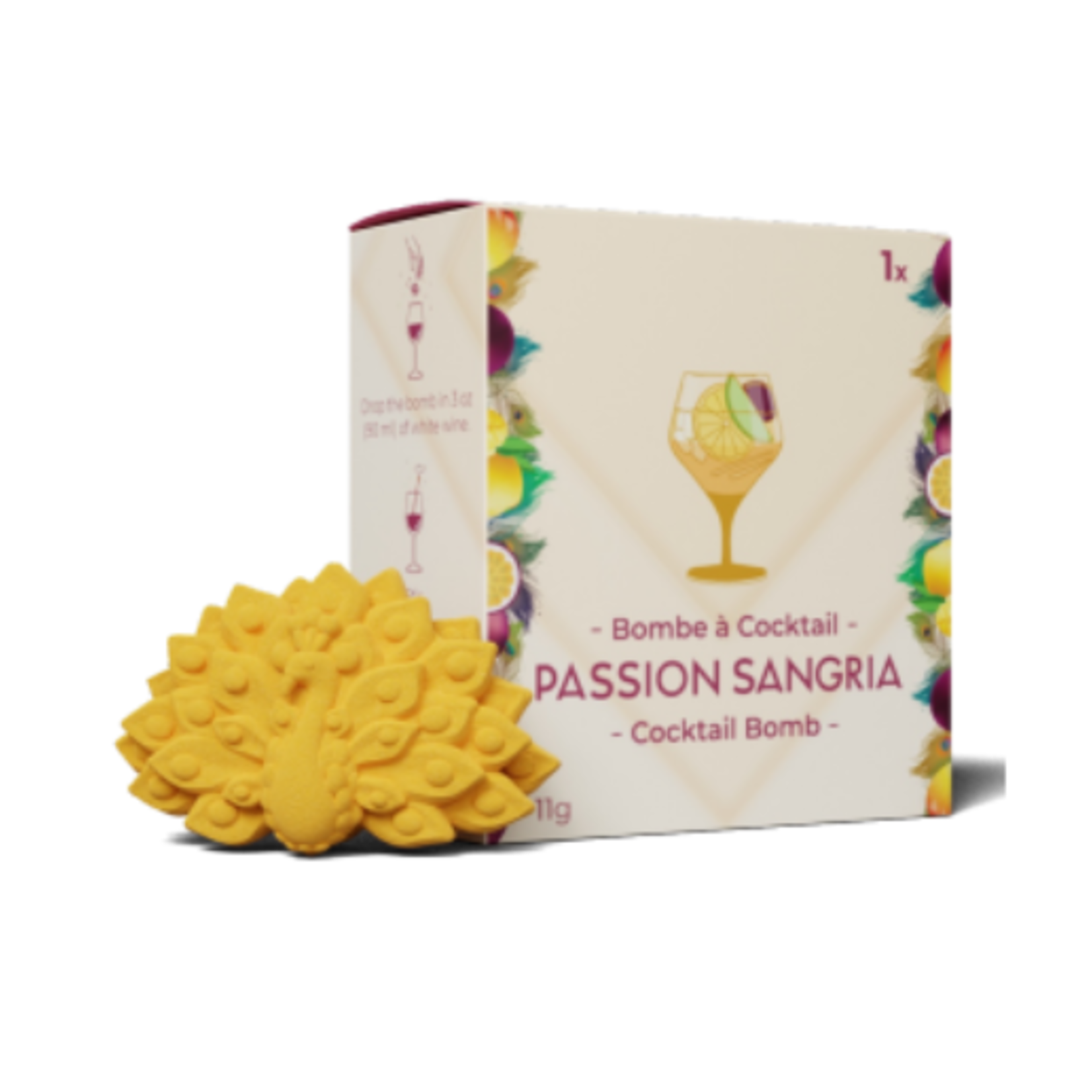 Poseidn Bombe à cocktail - Passion Sangria -  individuelle