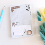 Papier & Latté Petit pad de notes - Café latté avec guimauves