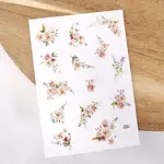 Papier & Latté Autocollants - Fleurs en bouquets