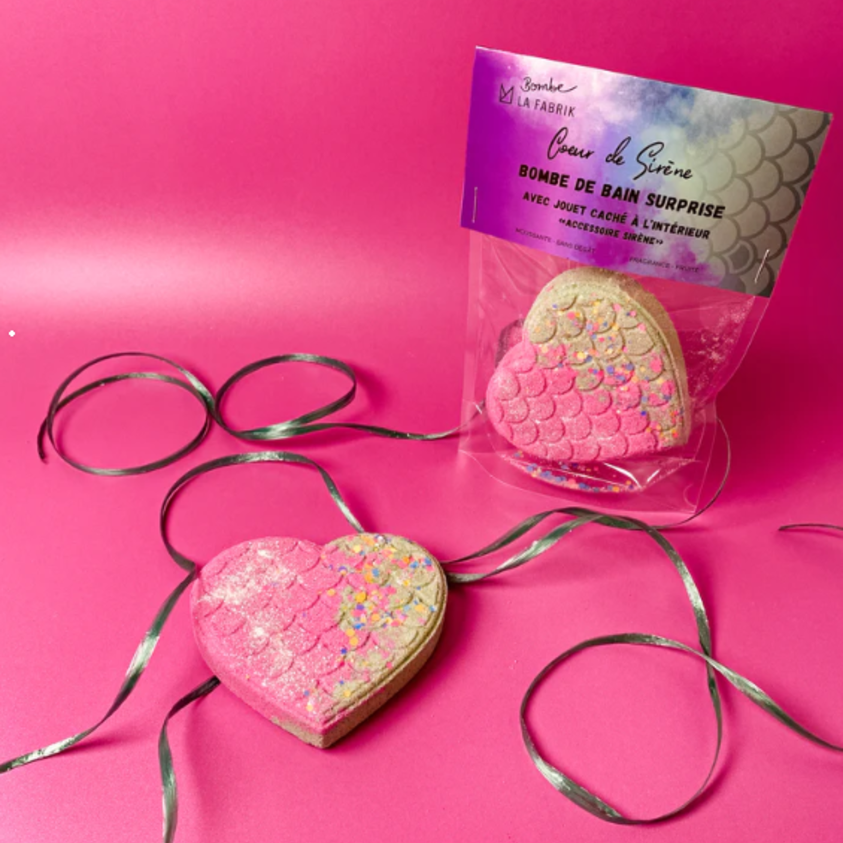La Fabrik Bombe de bain surprise -  Coeur sirène