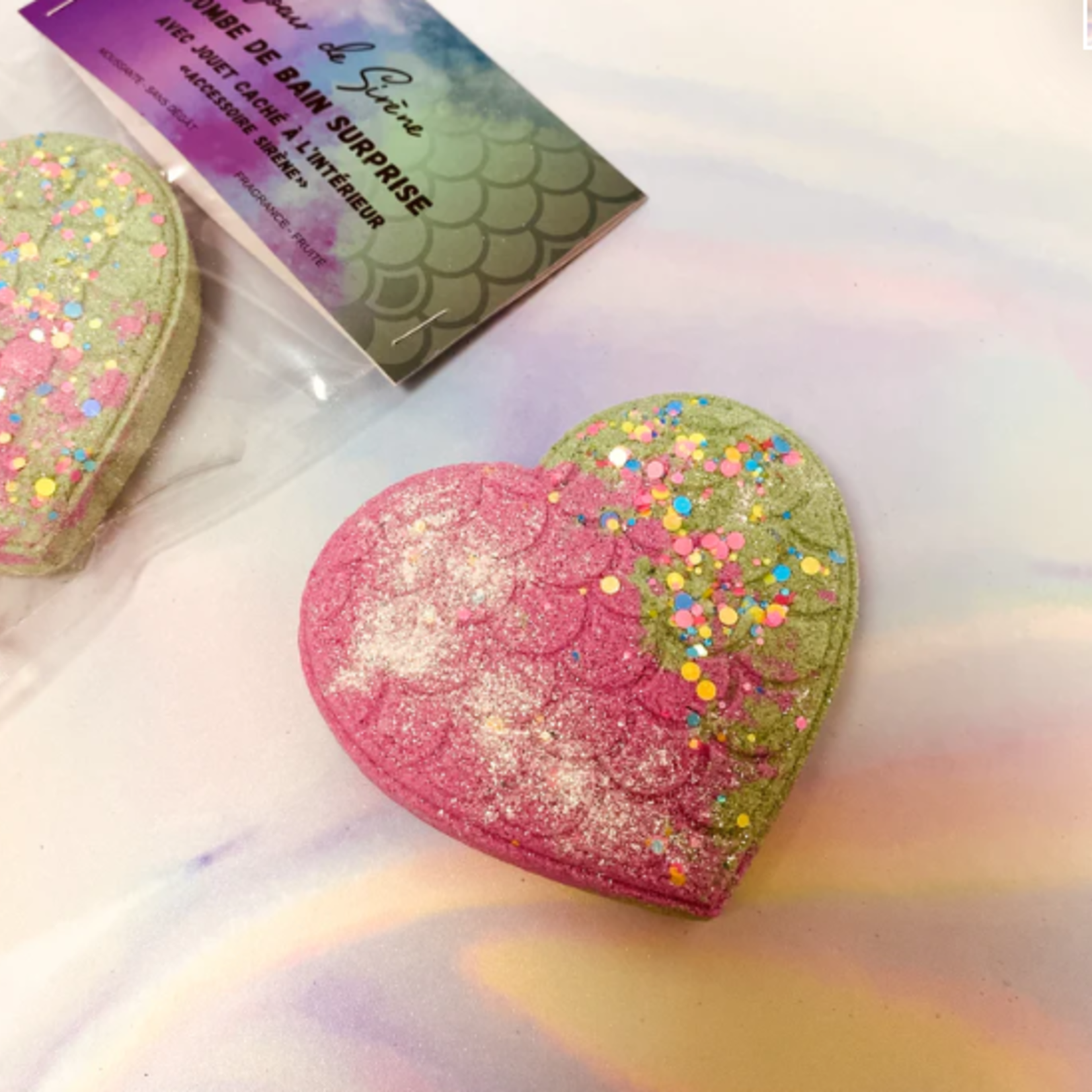 La Fabrik Bombe de bain surprise -  Coeur sirène