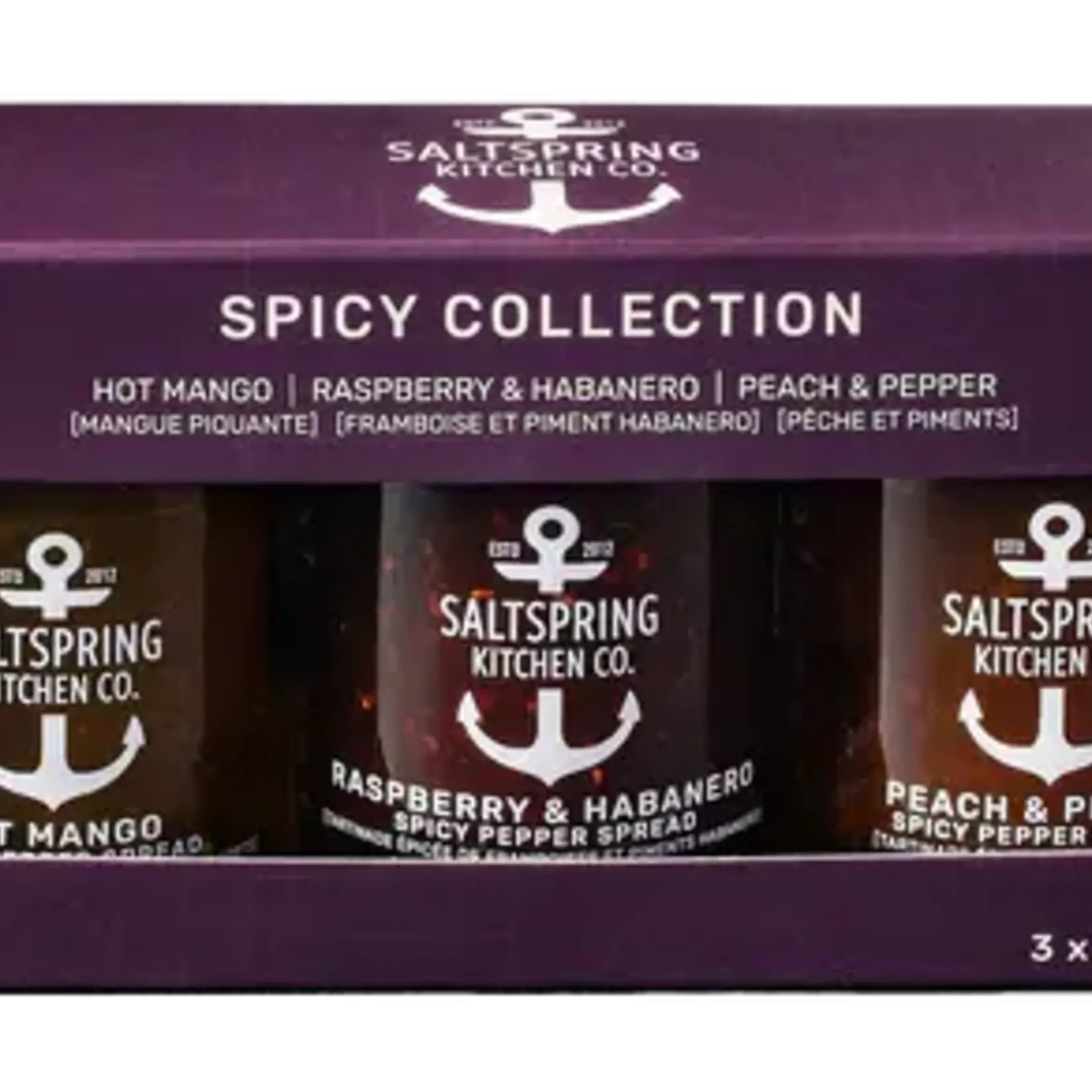 SaltSpring Kitchen ltd Collection Épicé - mangue, framboise, pèche et piment