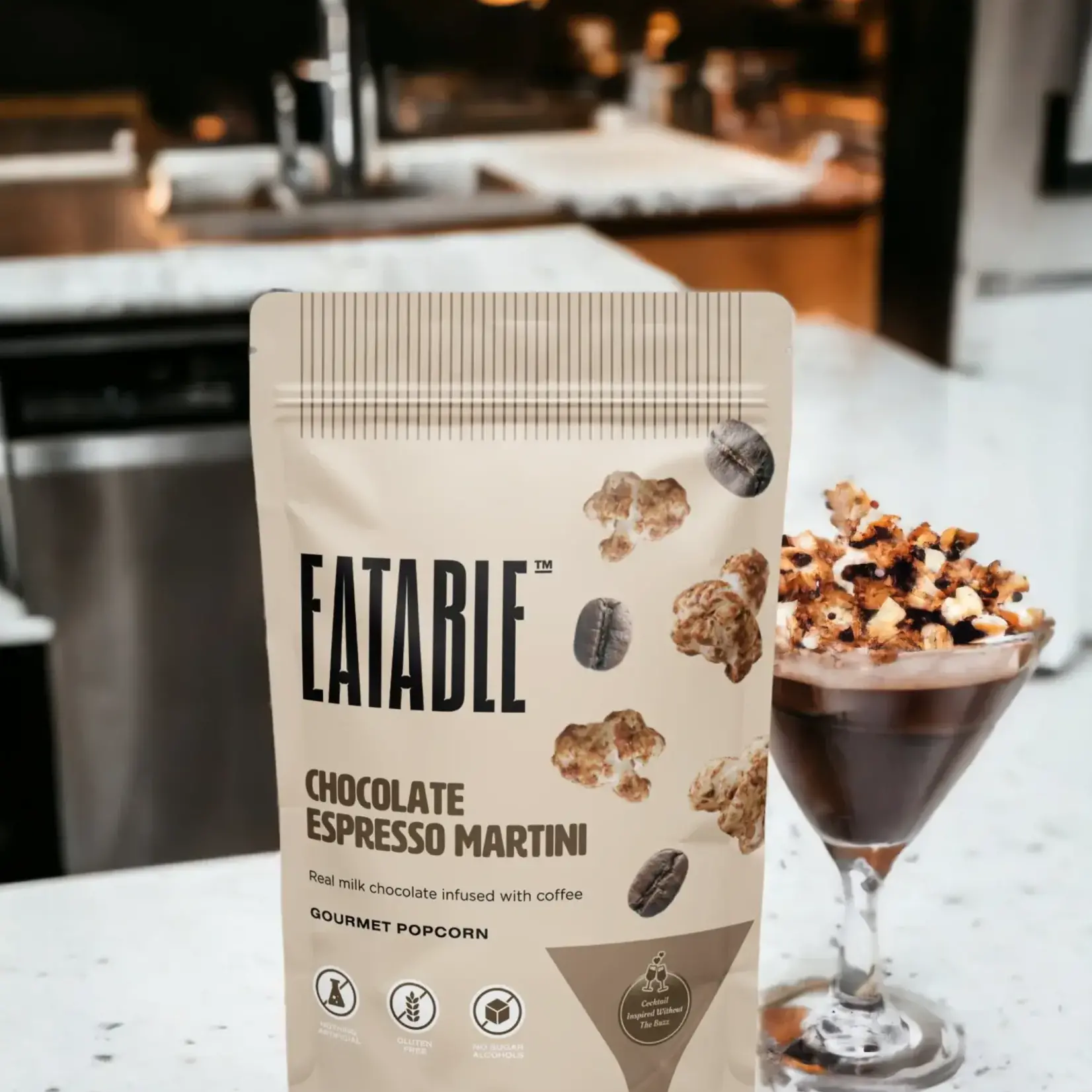 Eatable Popcorn - Pop chocolat espresso martini