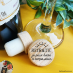 Be love Bouchon pour bouteille de vin - Retraite je peux boire à temps plein