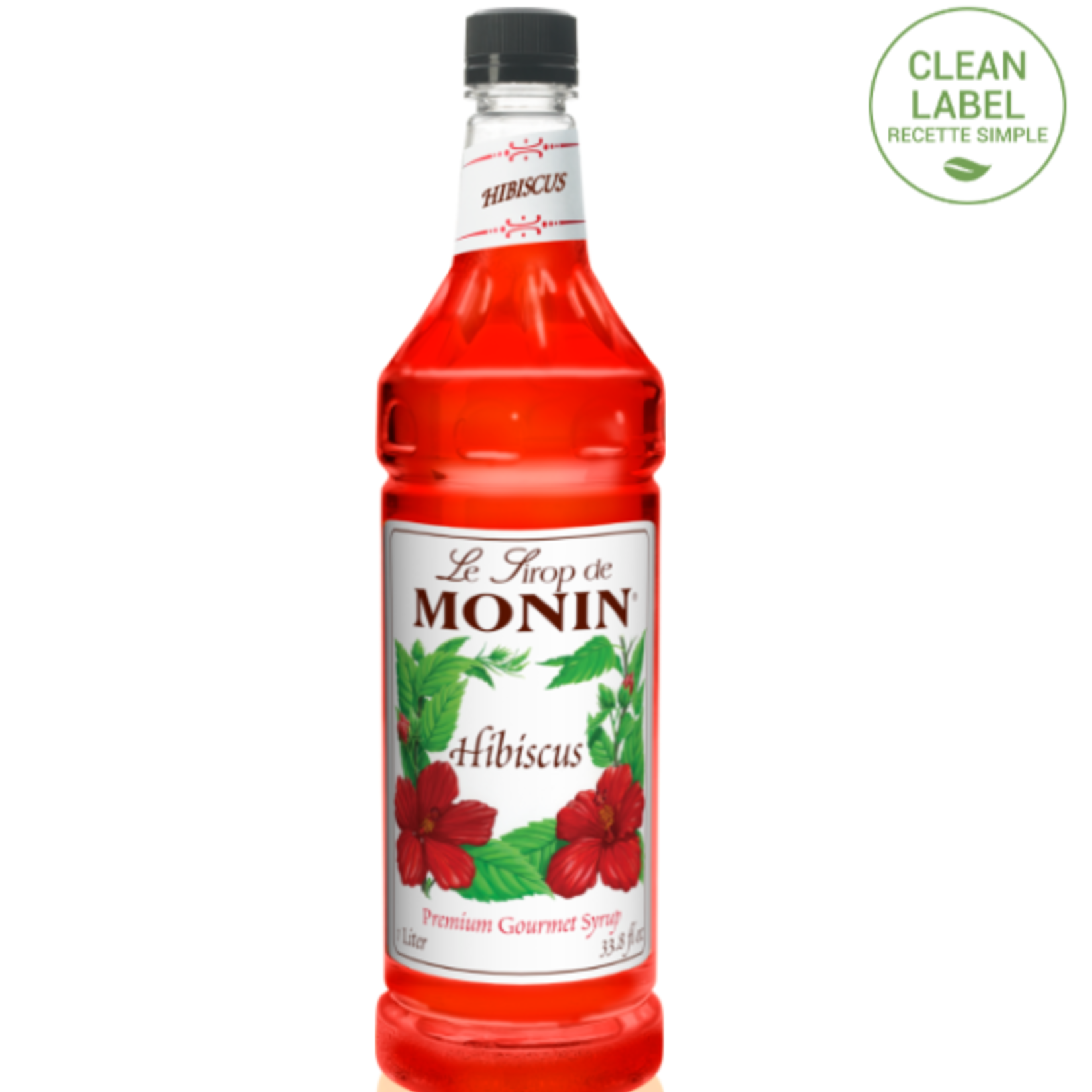 Monin Sirop Monin à l'hibiscus (Hibiscus) - 1 L