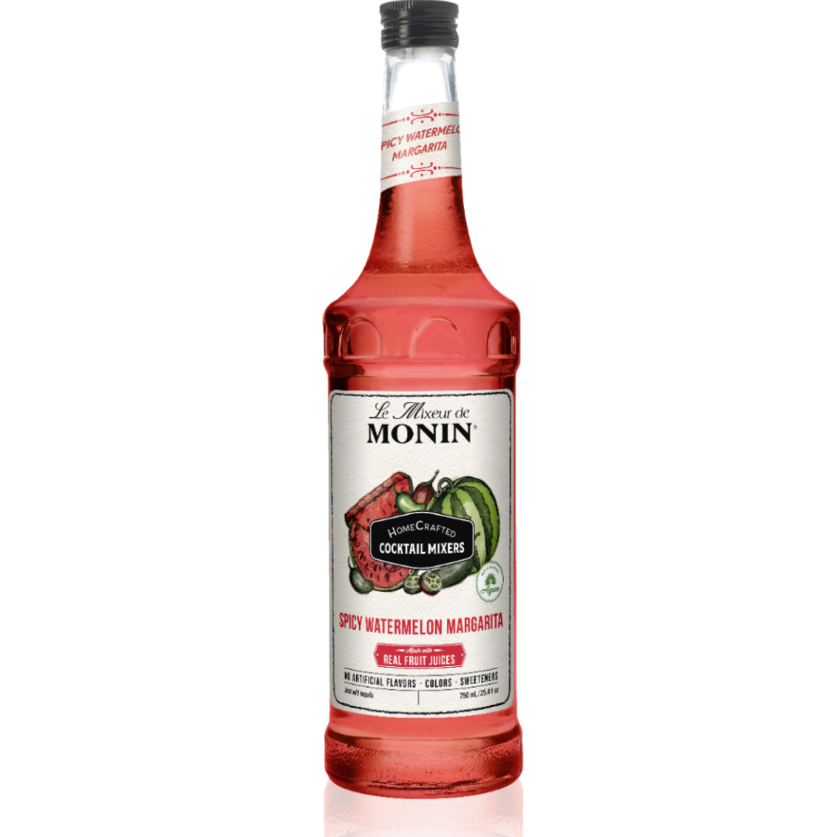 Monin Mélange à cocktail Monin Margarita au melon d'eau épicé - 750 ml