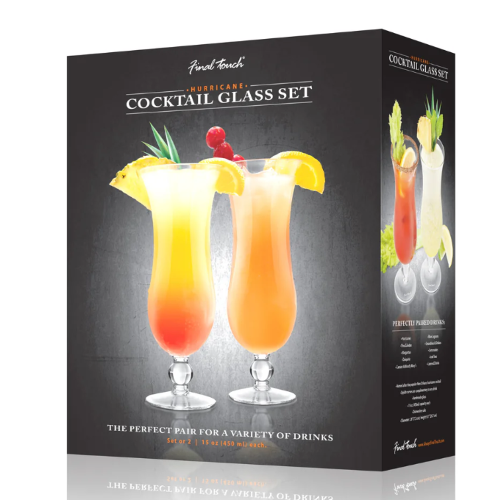 Final touch Ensemble de verres à cocktail bloody