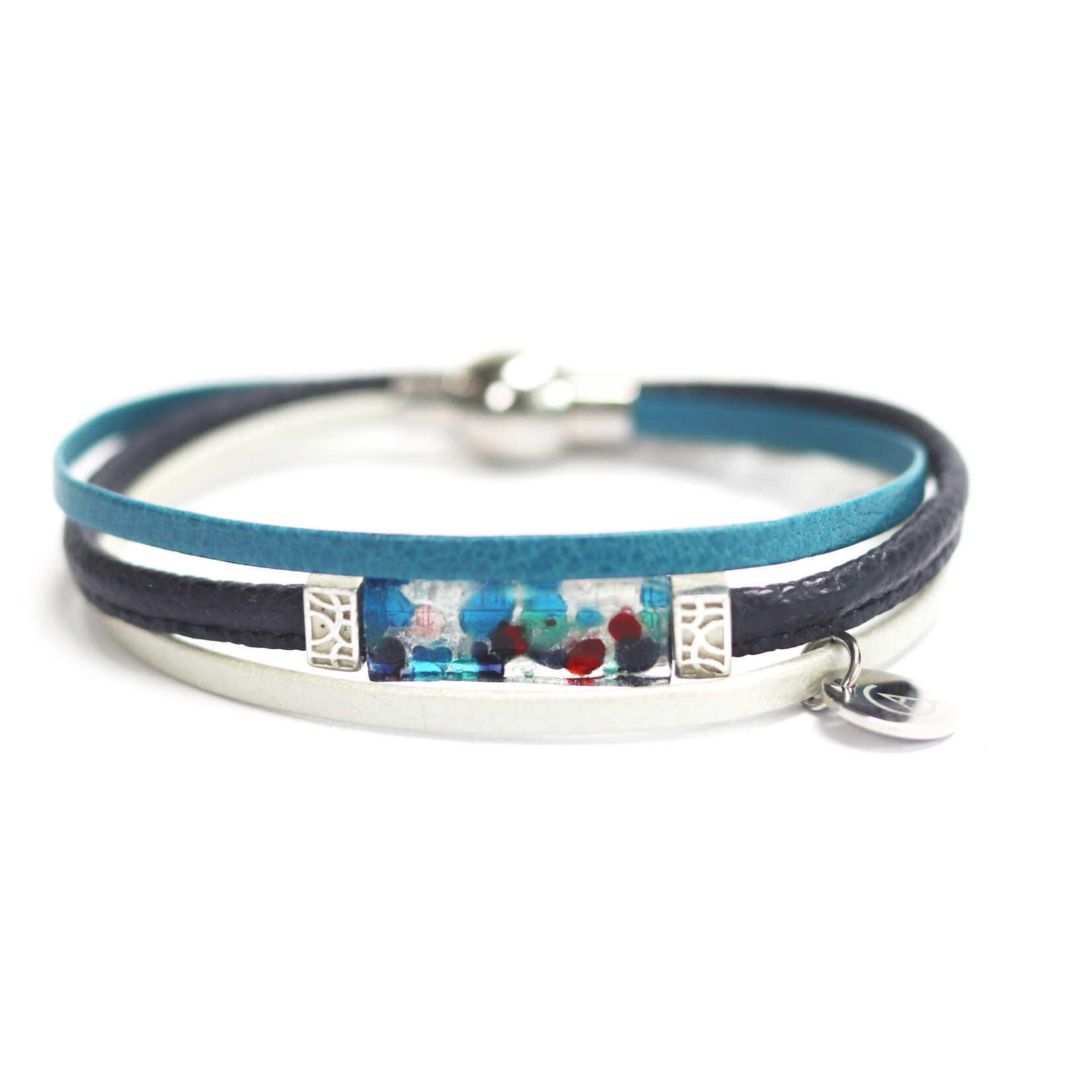 CRÉART Bracelet Coralie (Mozaik) - Bleu