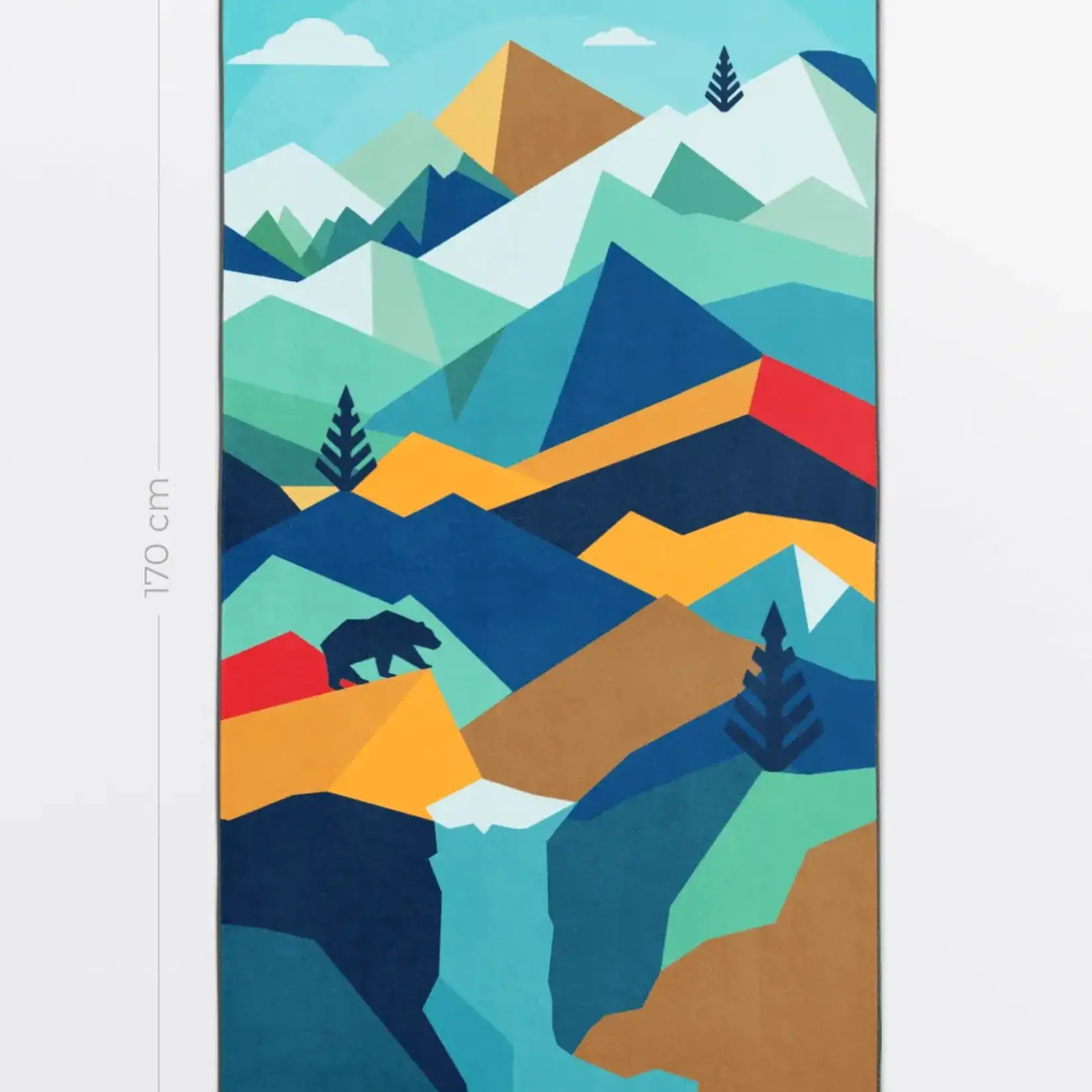 Solem Serviette de plage - Aventure alpine  XL