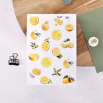 Papier & Latté Autocollants - Limonade aux citrons