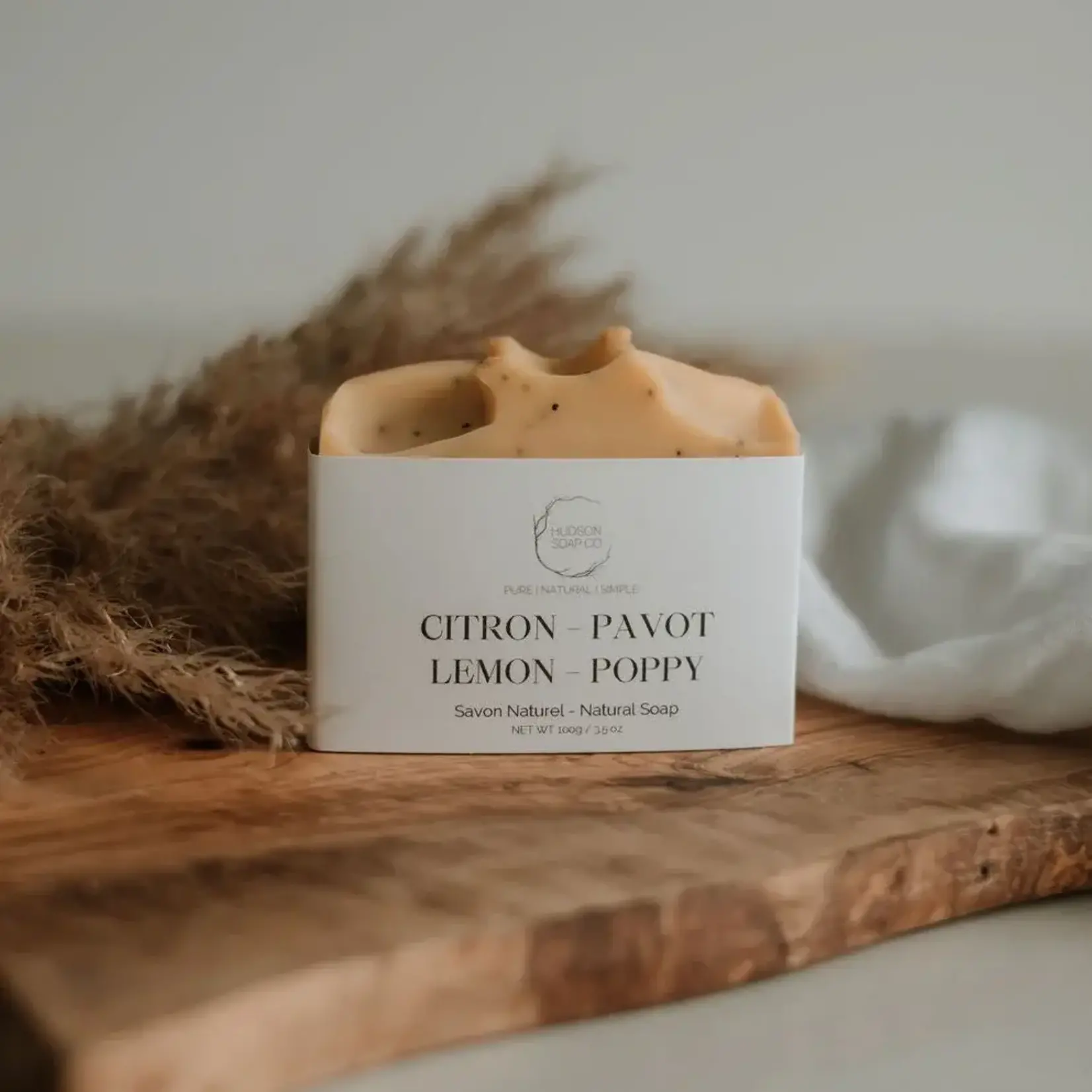 HudsonSoap CO. Savon Hudson - Citron pavot