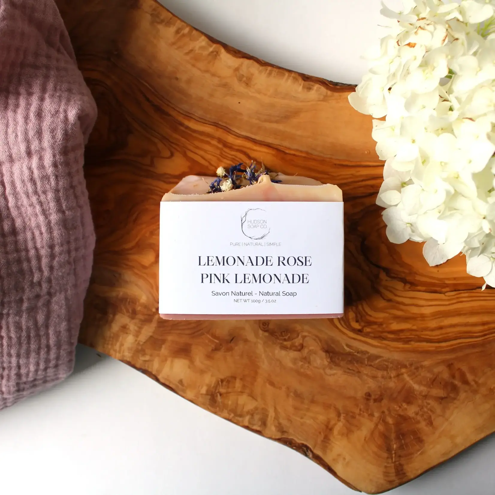 HudsonSoap CO. Savon Hudson - Limonade rose