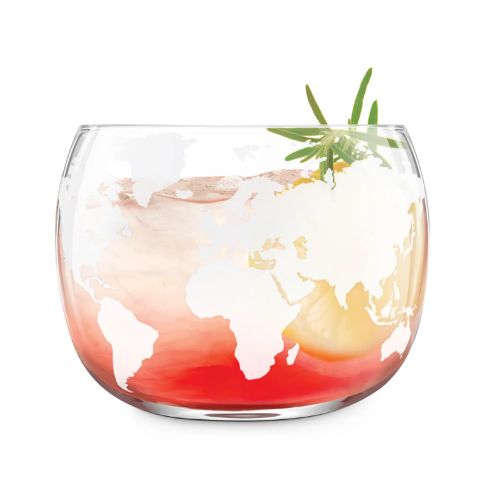 Final touch Globe en verre tournant - Lot de 2