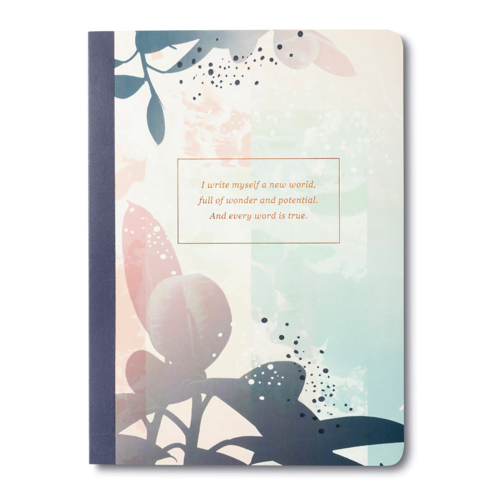 Compendium Cahier de note - I write myself a new world, full of wonder and potential. And every word is true.