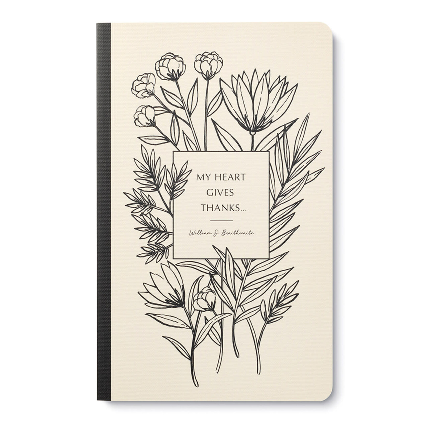Compendium Petit cahier de note - “My heart gives thanks…” —William S. Braithwaite