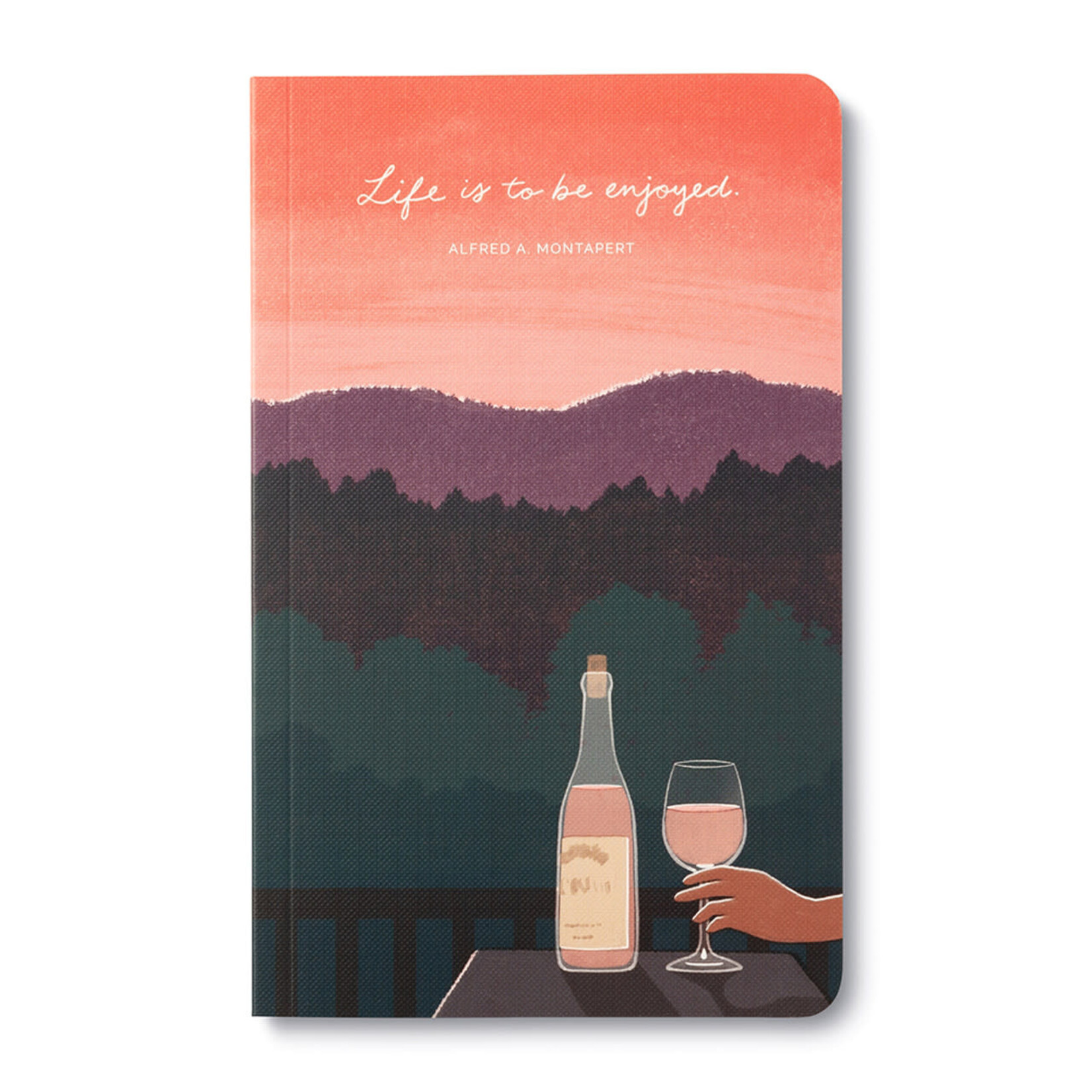 Compendium Petit cahier de note - “Life is to be enjoyed.” —Alfred A. Montapert