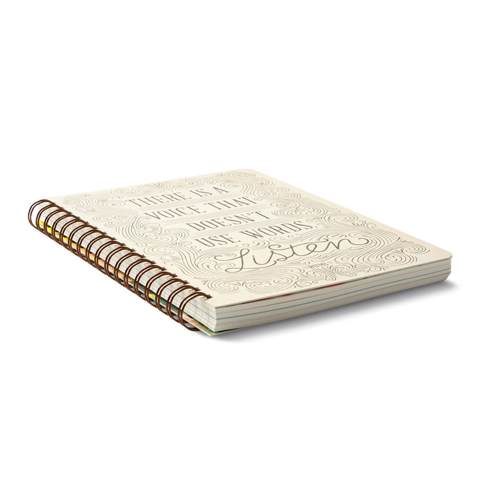 Compendium Cahier spiral - “There is a voice that doesn’t use words. Listen.” —Rumi