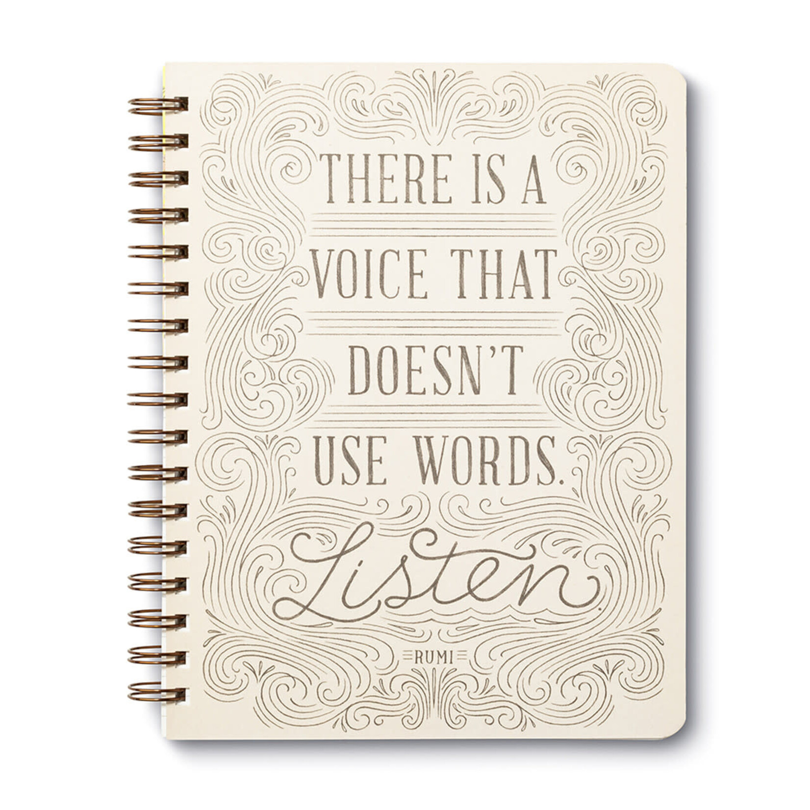 Compendium Cahier spiral - “There is a voice that doesn’t use words. Listen.” —Rumi