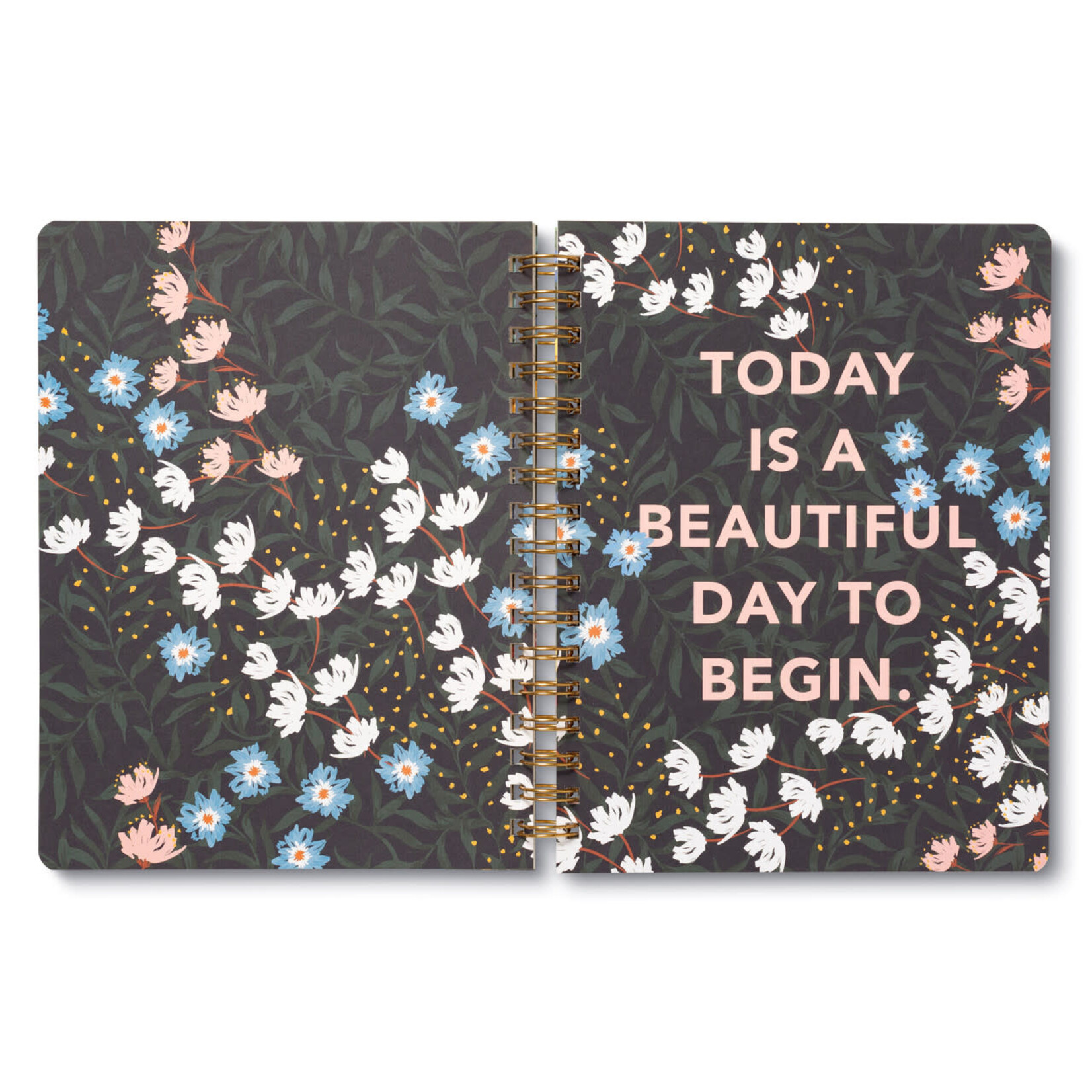 Compendium Cahier avec reliure spirale - You are here, it ts time, you are ready.