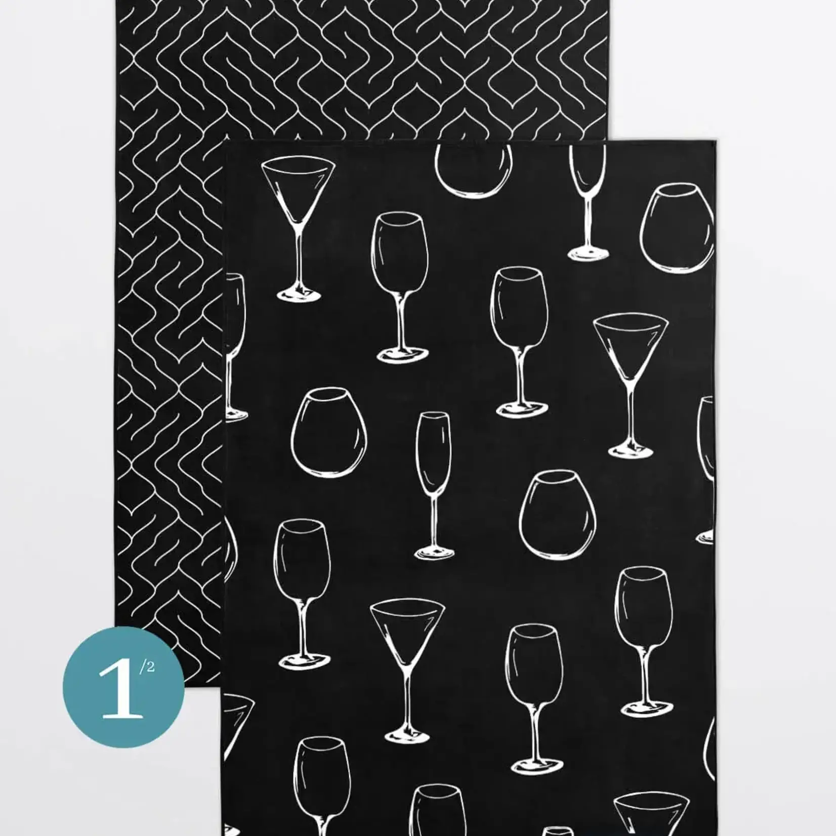 Solem Linges à vaisselle - La Cuvée Solem (Lot de 2)
