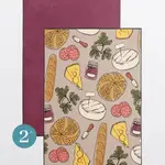 Solem Linges à vaisselle - L'épicurienne (Lot de 2)