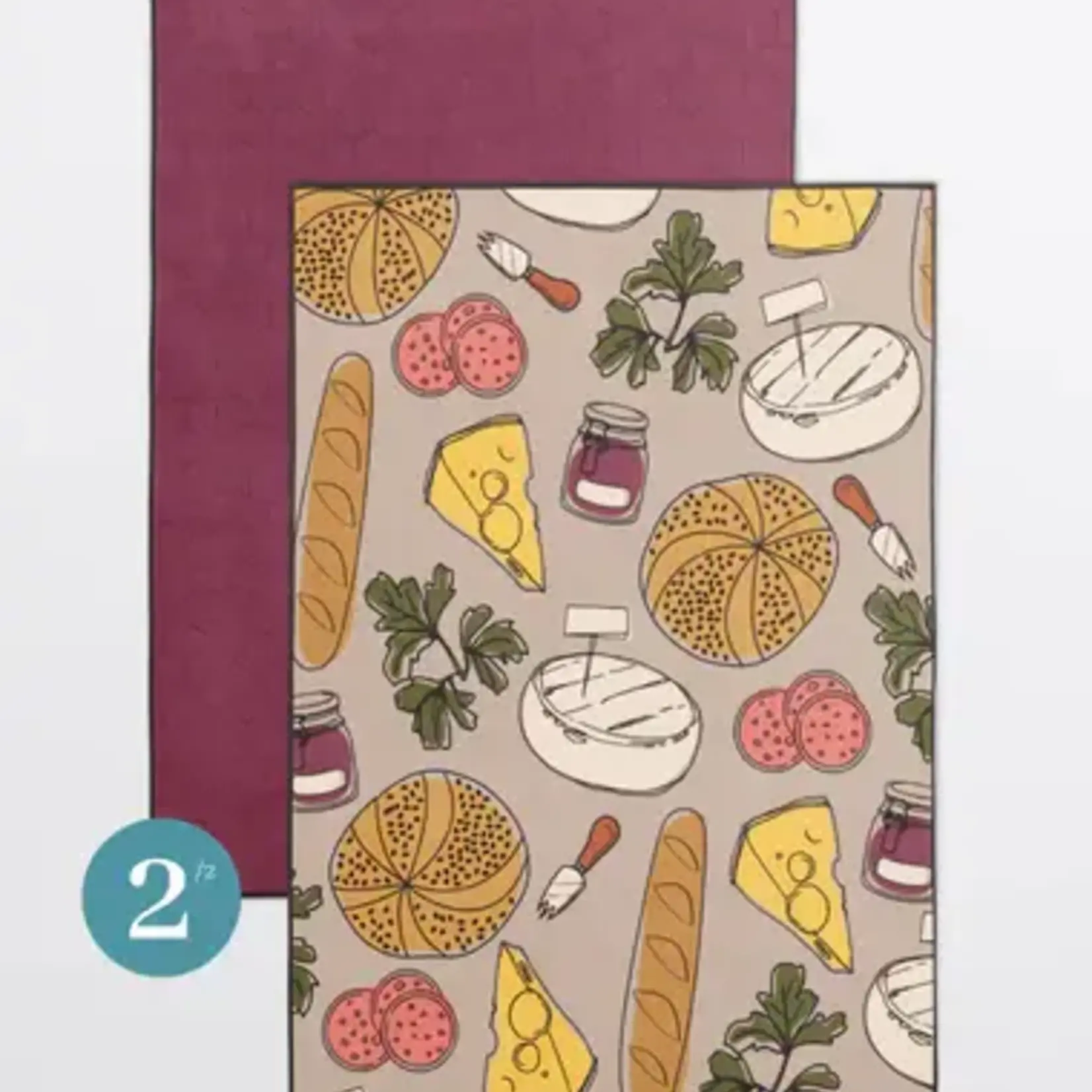 Solem Linges à vaisselle - L'épicurienne (Lot de 2)