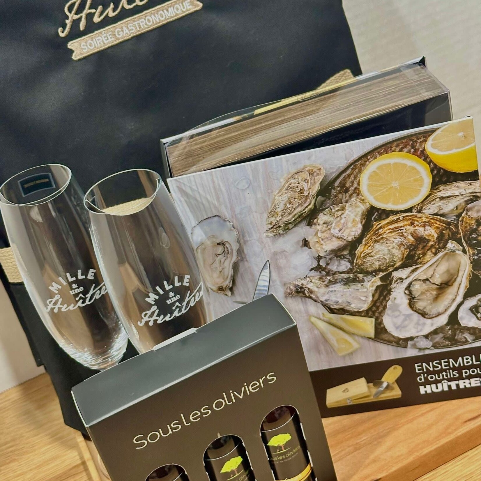 L'effet bulles Coffret - Ramenez les mille et une huîtres à la maison