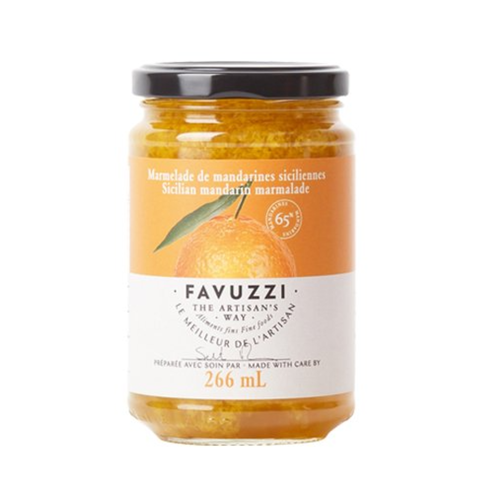 Favuzzi Marmelade mandarines siciliennes biologiques