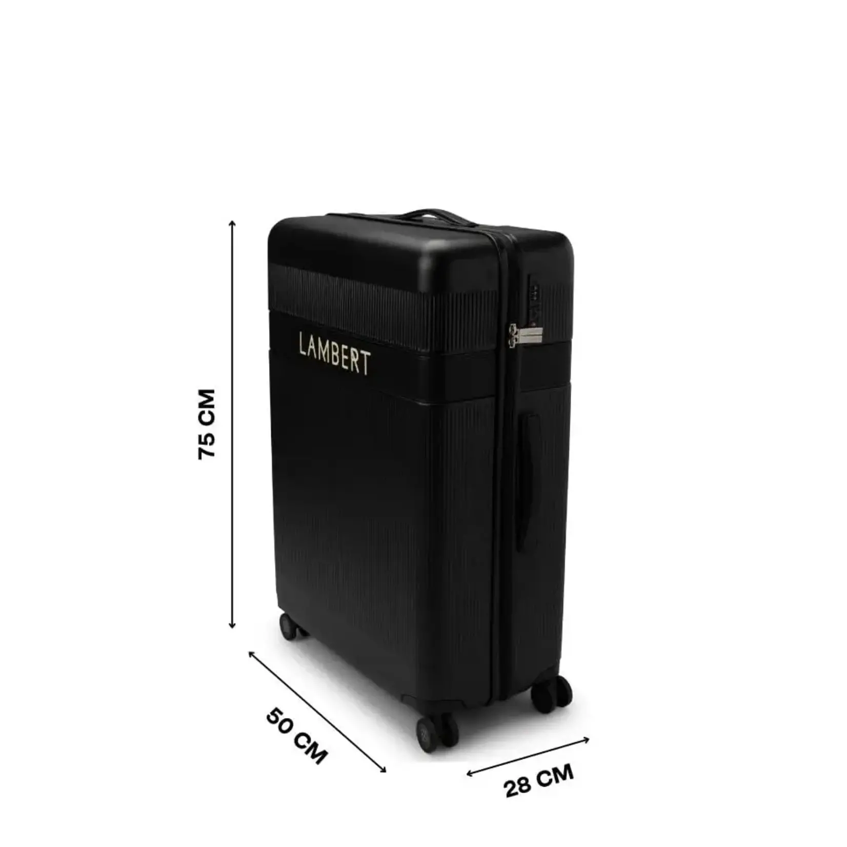 Lambert La Aspen - Valise d'enregistrement noire