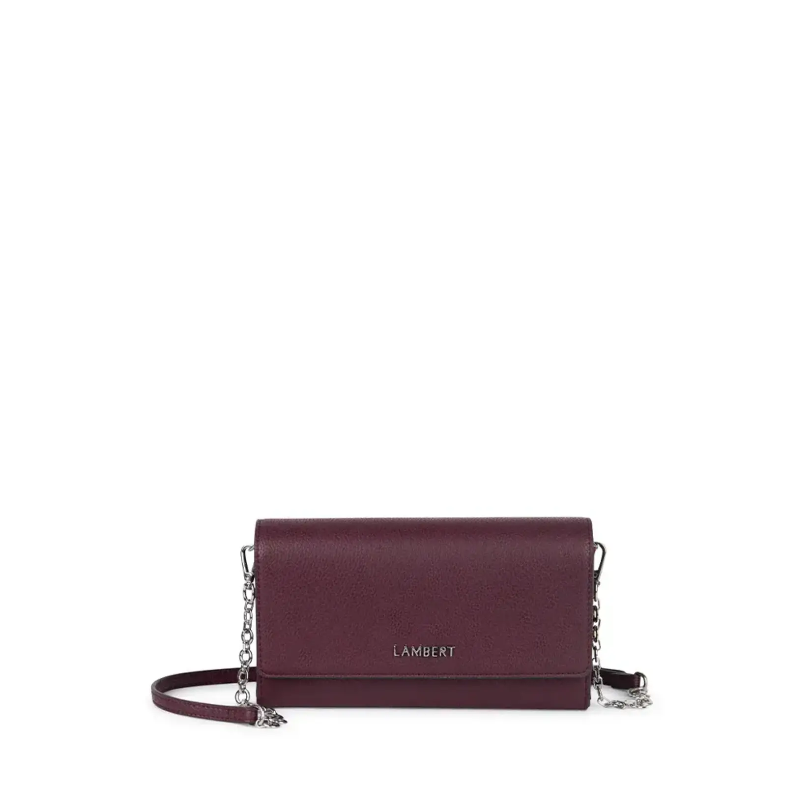 Lambert Le Felicia - crossbody 2 en 1 - Cabernet Pebble