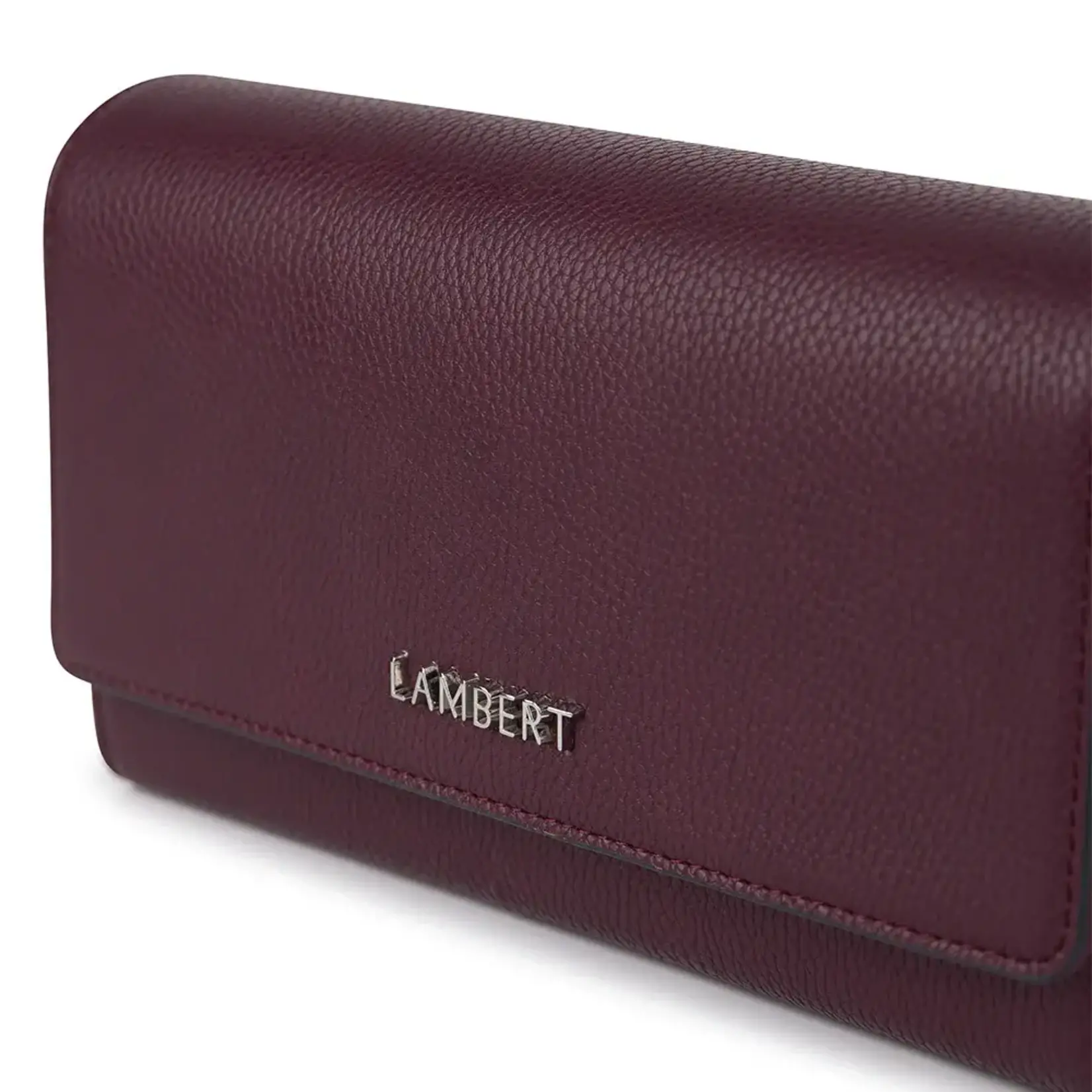 Lambert Le Felicia - crossbody 2 en 1 - Cabernet Pebble