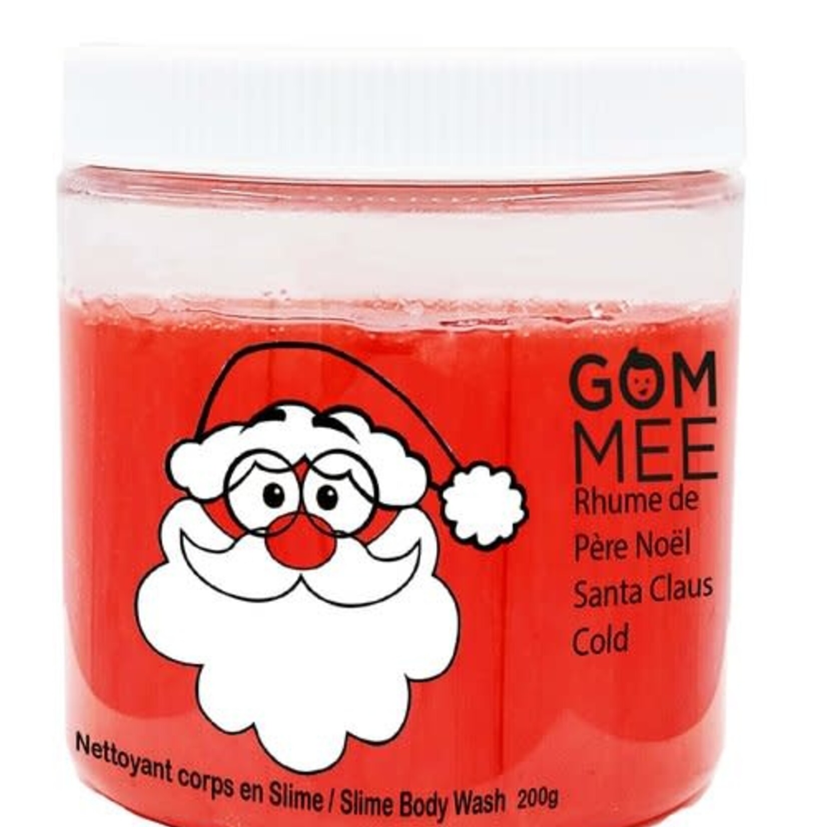 GOM-MEE Slime Rhume de Père Noël avec mini surprise  - Nettoyant pour le corps