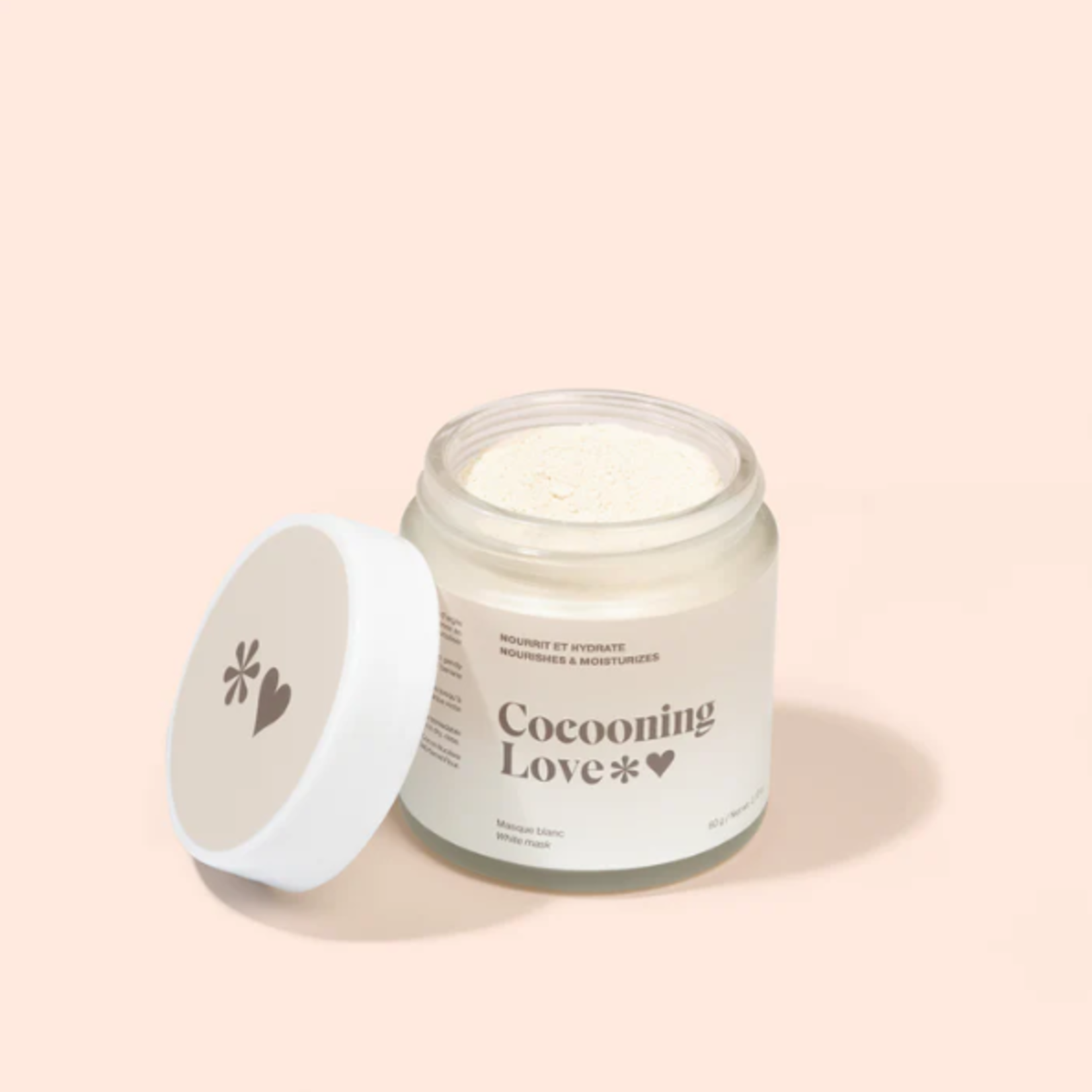 Cocooning Love Masque Apaisant - Argile blanche + Lait de coco + Poudre de banane