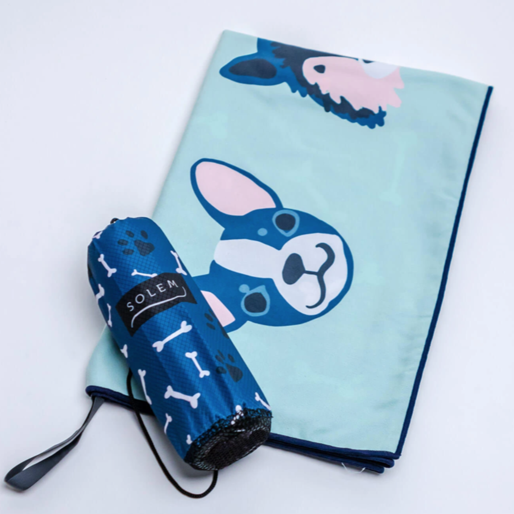 Solem Serviette de plage - Nom d'un chien