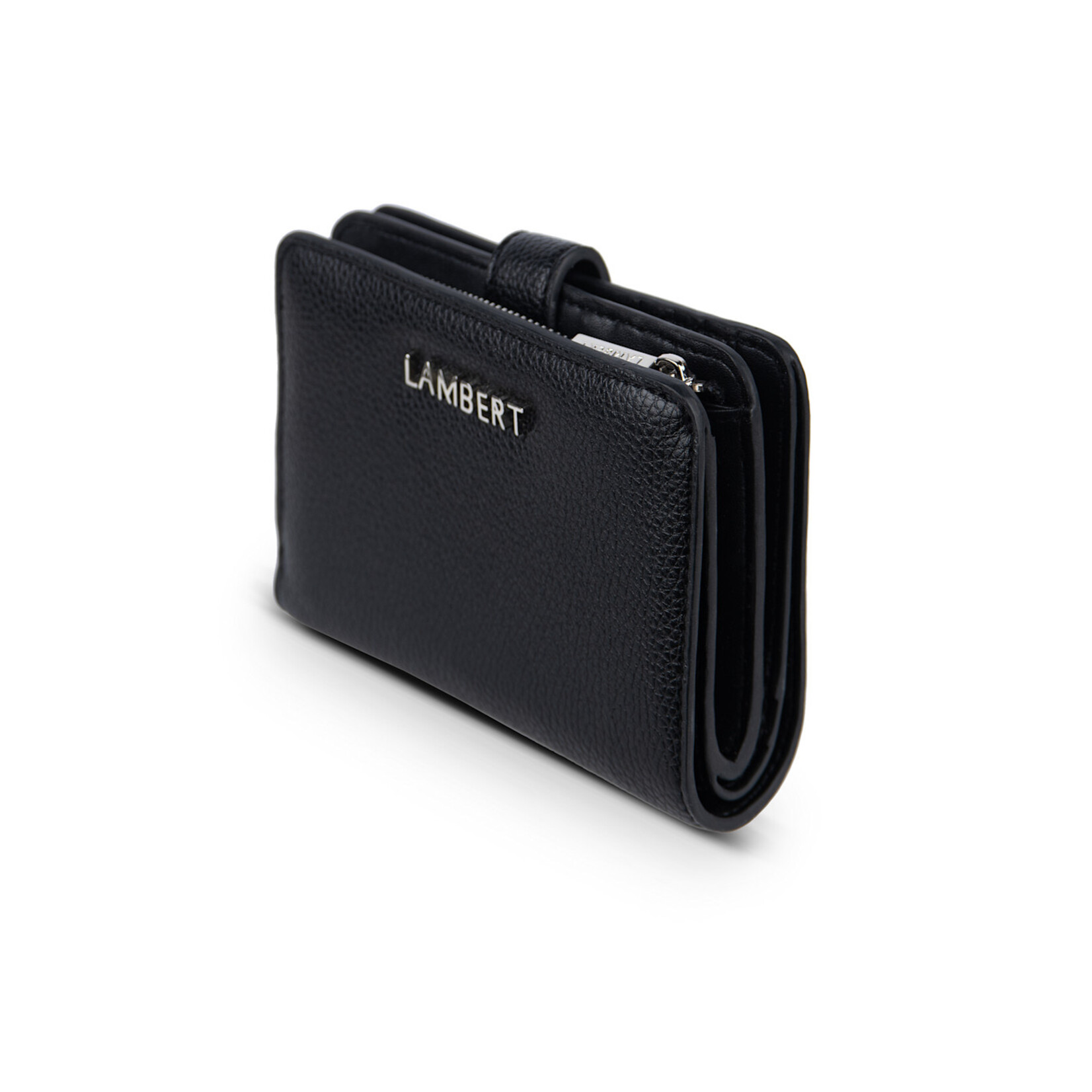 Lambert Le Carly - portefeuille en cuir vegan -  Noir