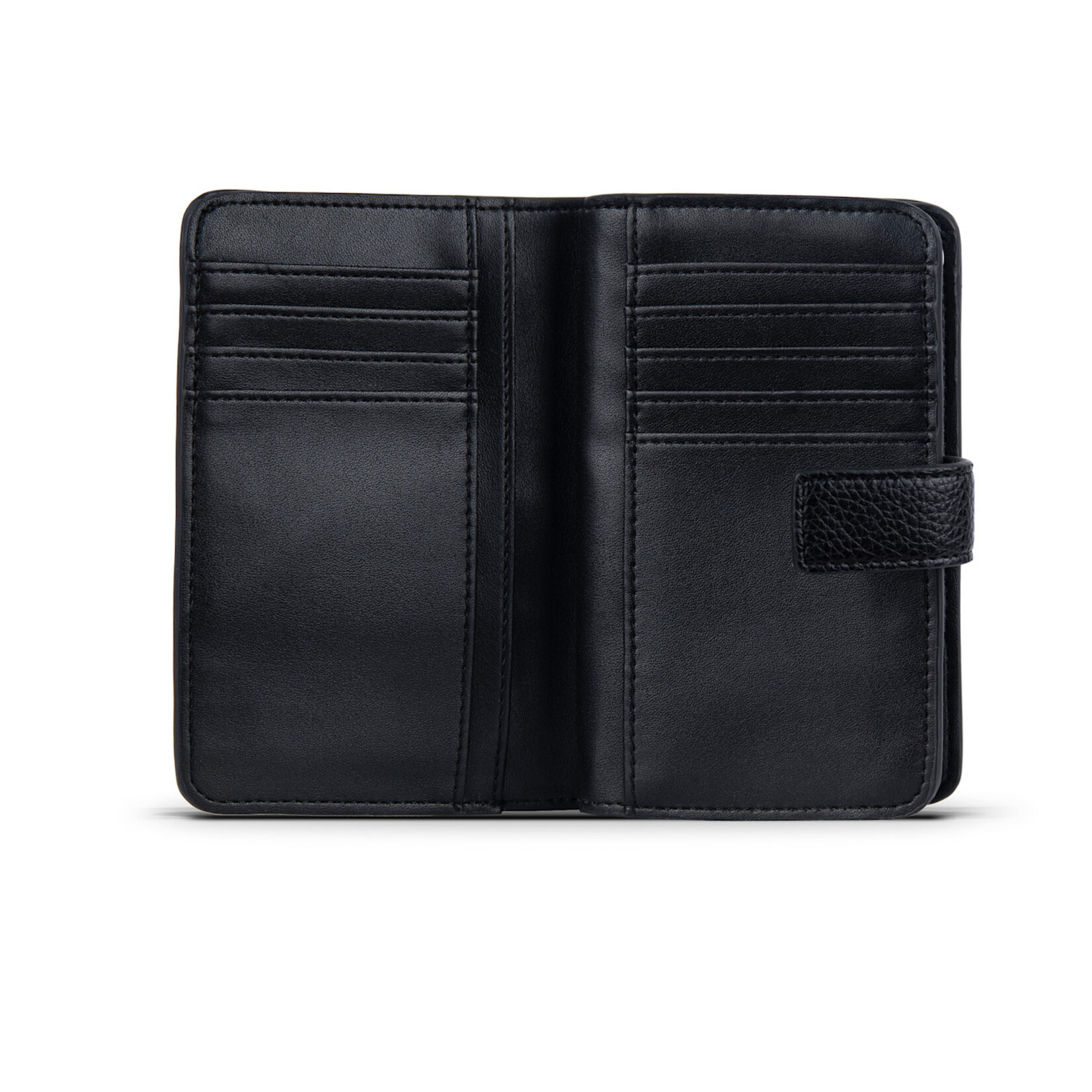 Lambert Le Carly - portefeuille en cuir vegan -  Noir