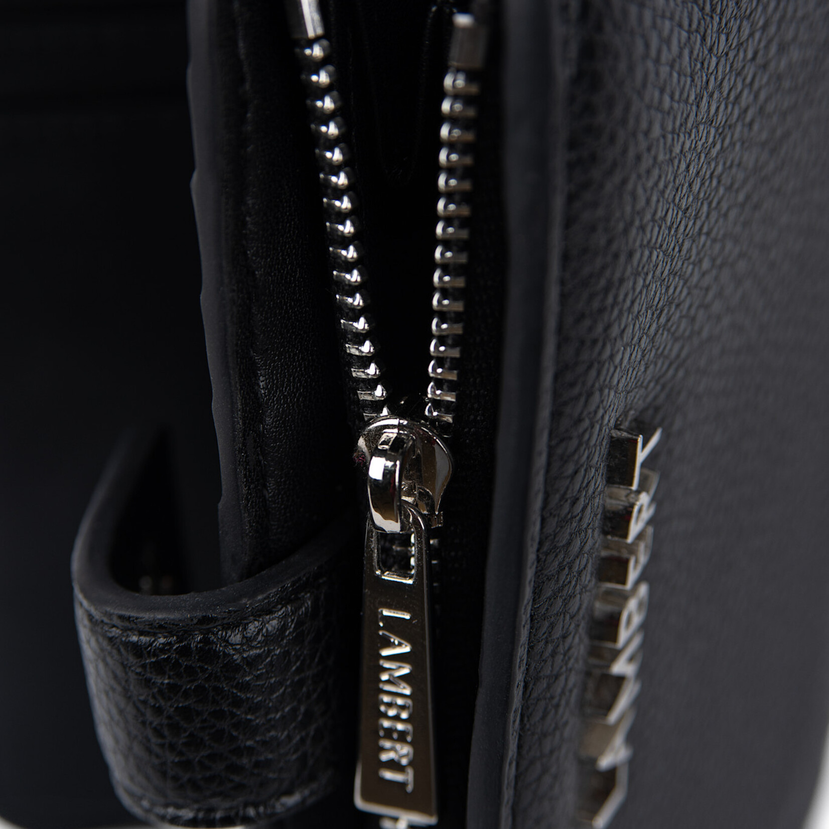 Lambert Le Carly - portefeuille en cuir vegan -  Noir