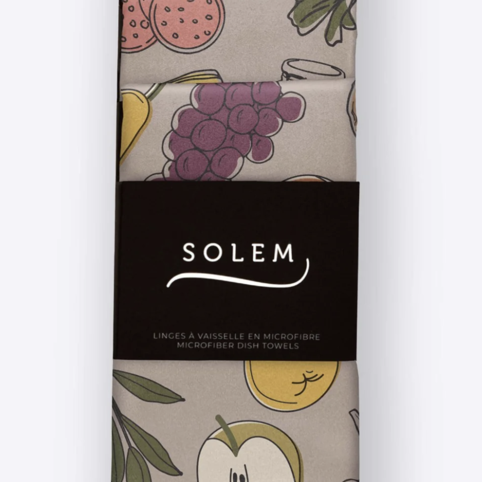 Solem Linges à vaisselle - L'épicurienne (Lot de 2)