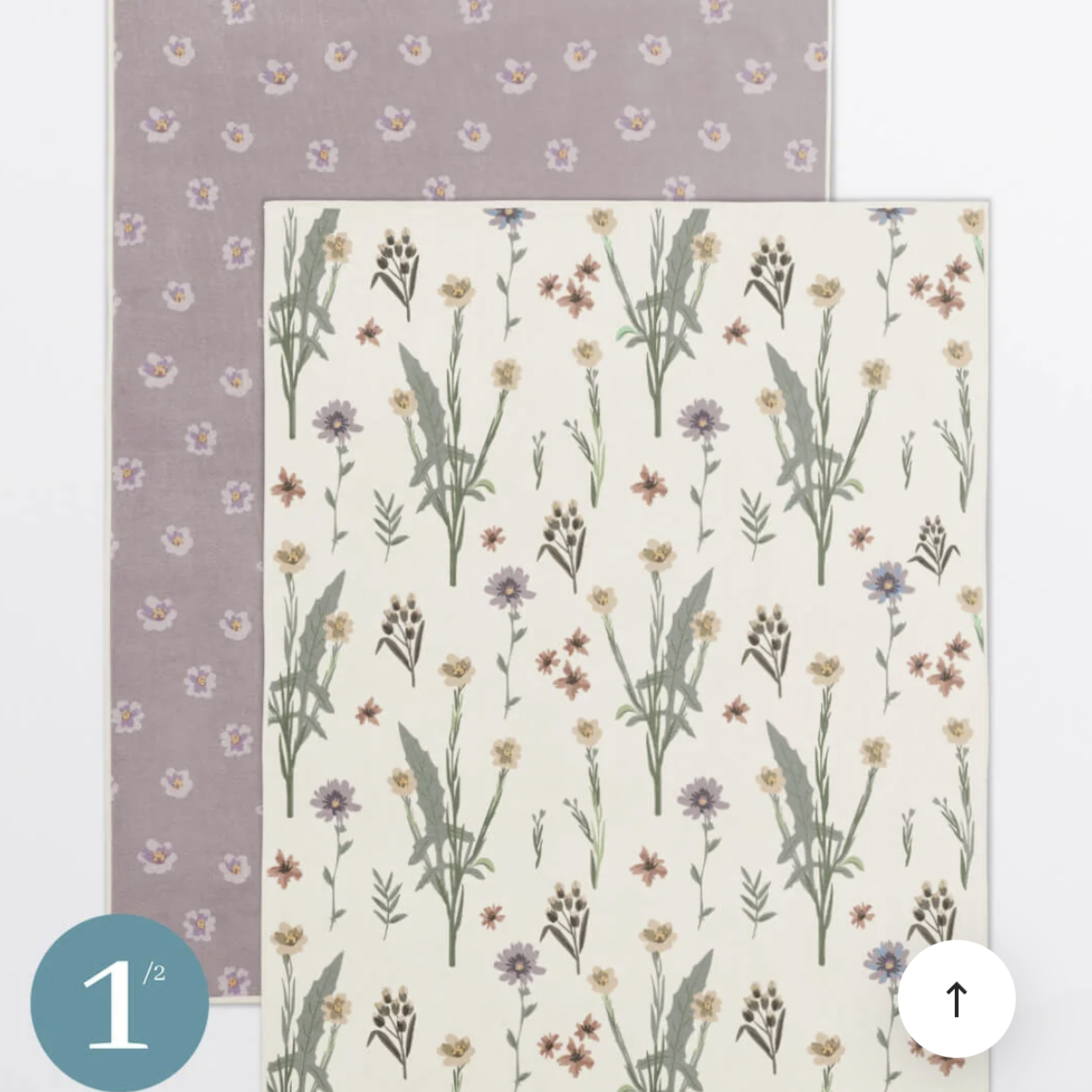 Solem Linges vitres et miroirs - Douce Floraison (Lot de 2)