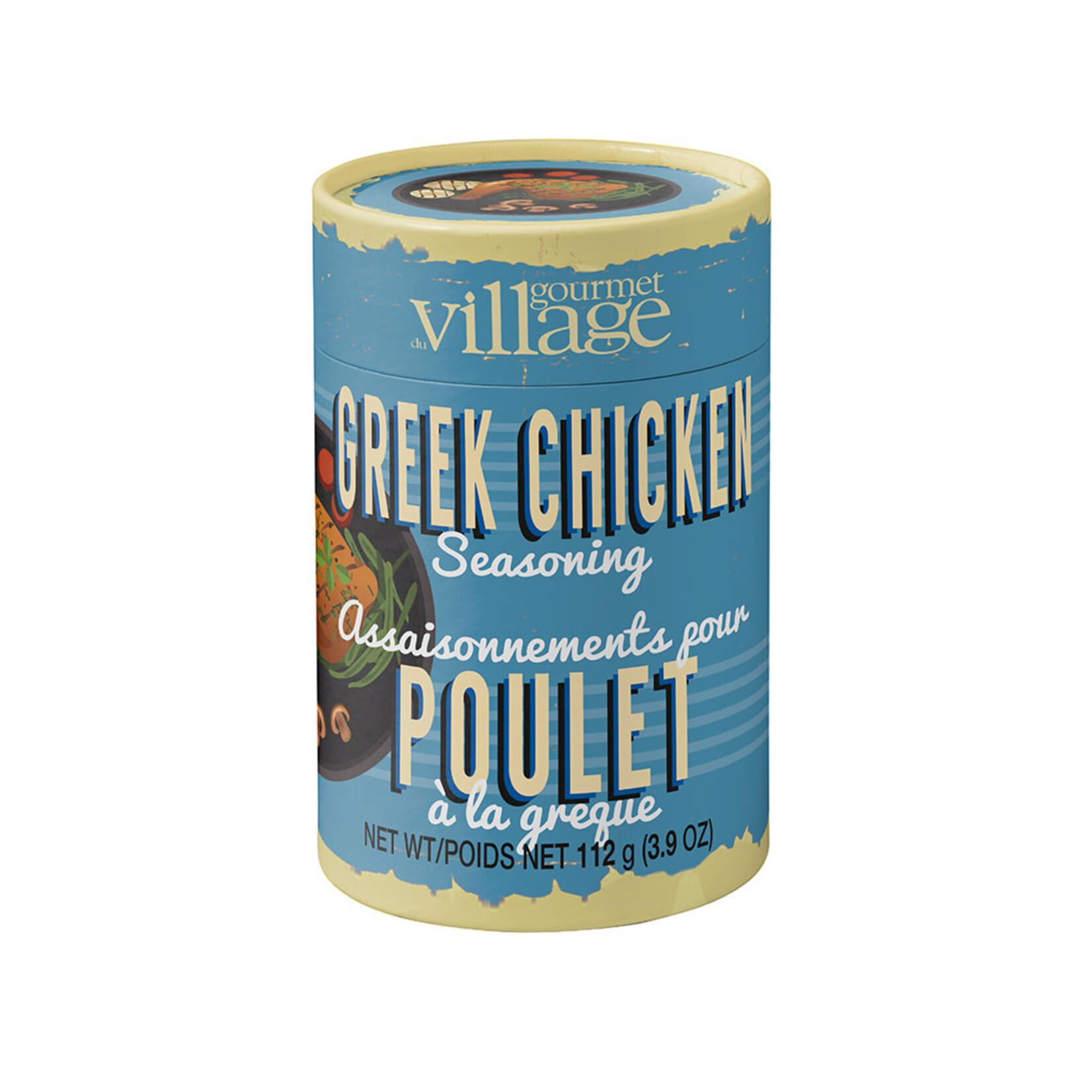 Gourmet du Village Boîtier d’assaisonnements pour poulet à la grecque