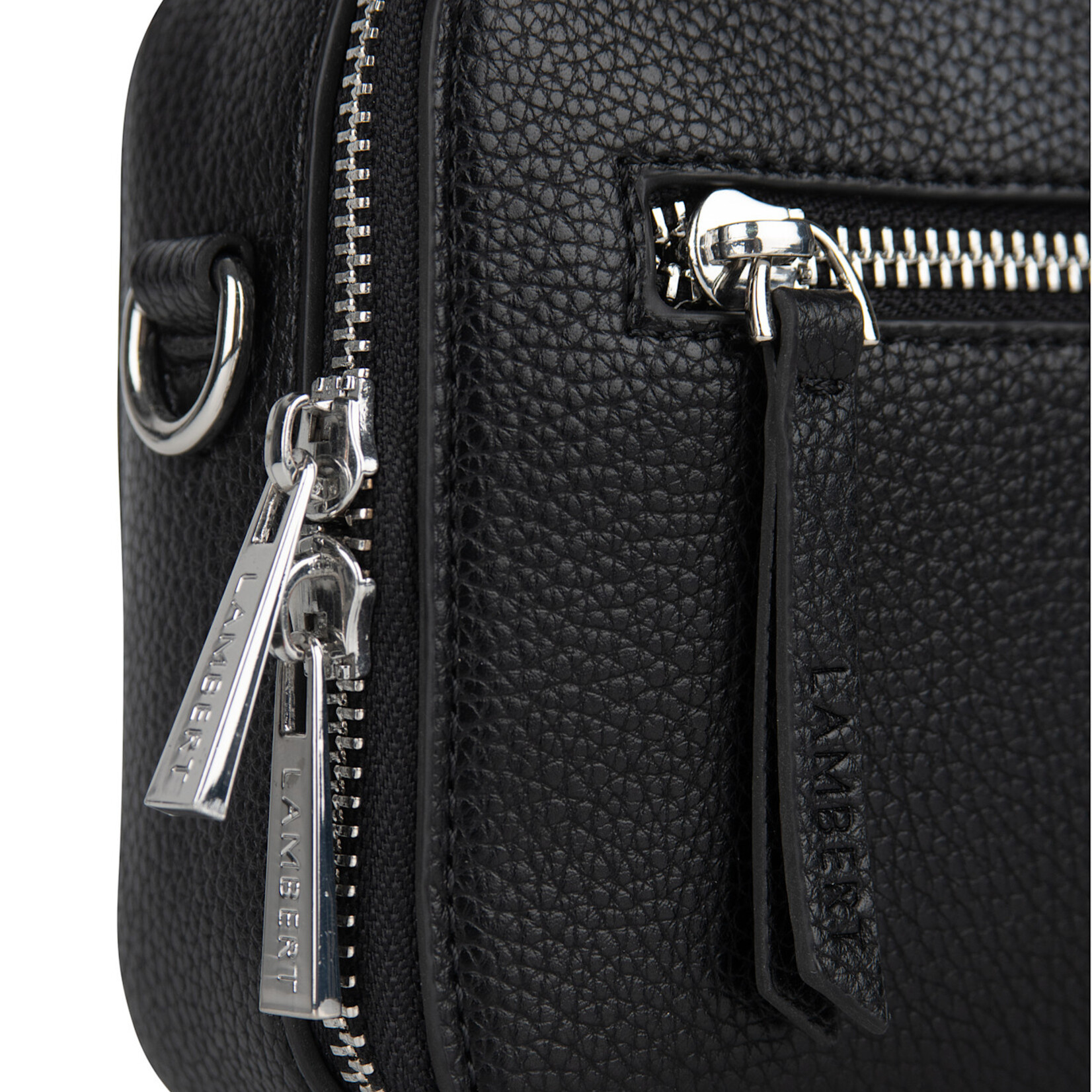 Lambert Le Madalyn - Sac à main 2-en-1 en cuir vegan - Noir