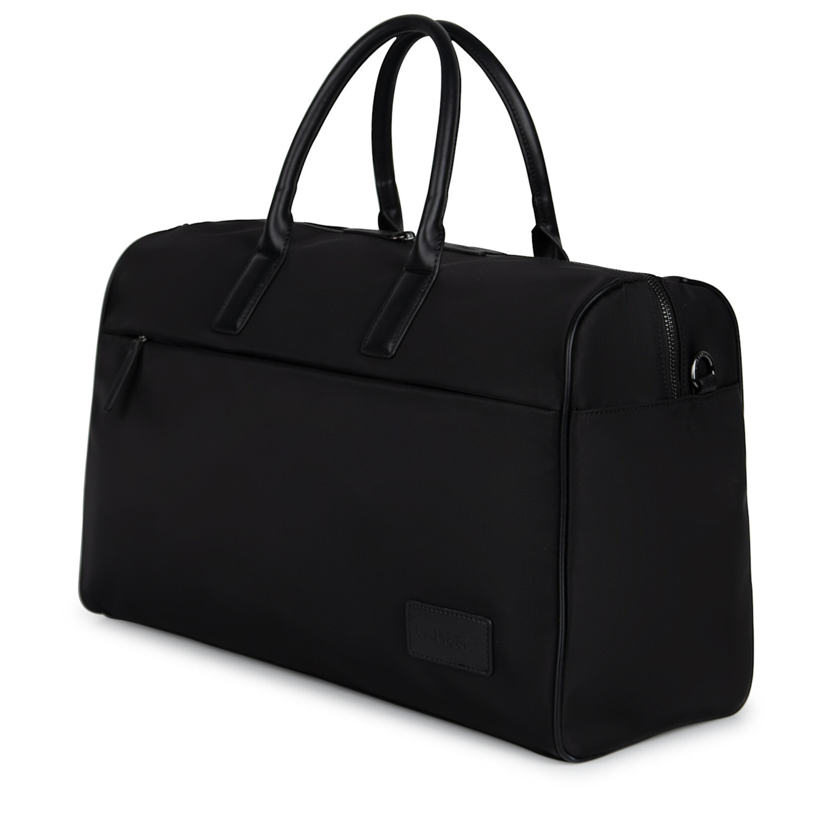 Lambert Le London - Petit sac de voyage en nylon recyclé - Noir